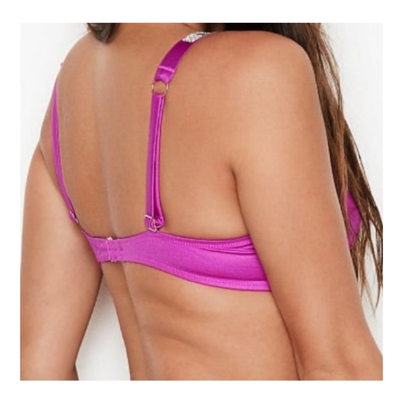 NWOT Victoria Secret Bombshell Add-2-Cups Swimsuit Push-up Top - Picture 3 of 8